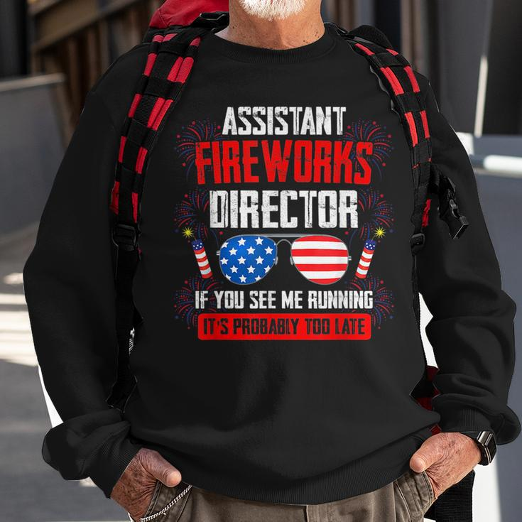 Assistant Fireworks Director If You See Assistant Firework Sweatshirt Gifts for Old Men