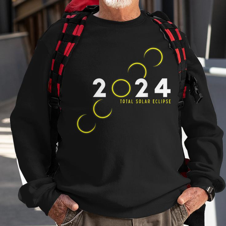 Astronomy Lovers 40824 Total Solar Eclipse 2024 Sweatshirt Gifts for Old Men