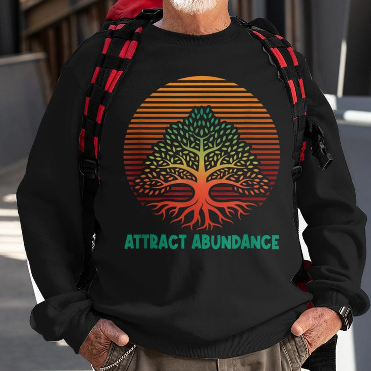 Attract Abundance Positive Quotes Kindness Sweatshirt Gifts for Old Men