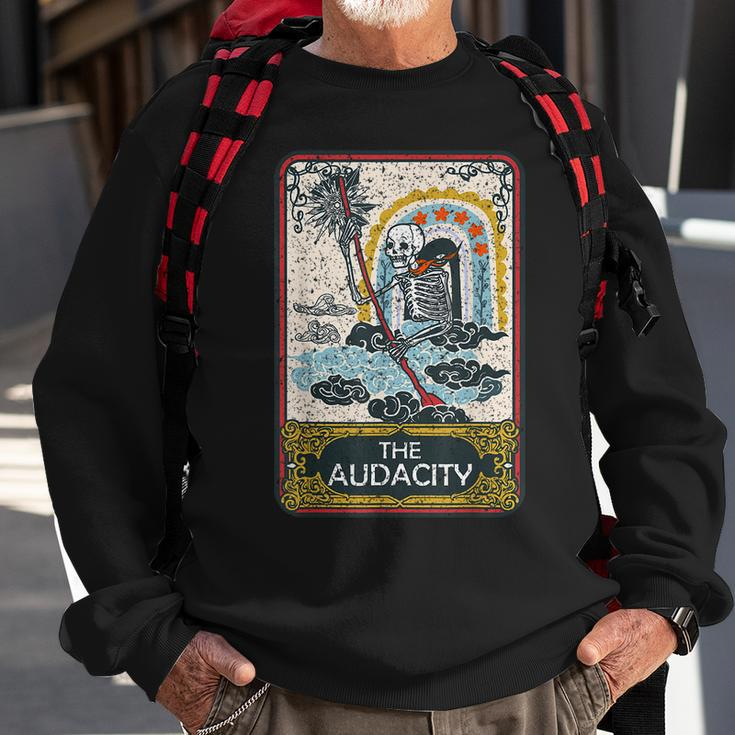 The Audacity Tarot Card Reading Witch Aesthetic Halloween Reading s Sweatshirt Gifts for Old Men