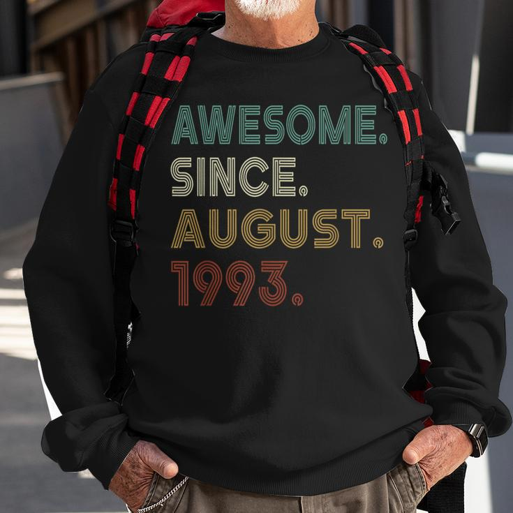 Awesome Since August 1993 30Th Birthday 30 Years Old Sweatshirt Gifts for Old Men