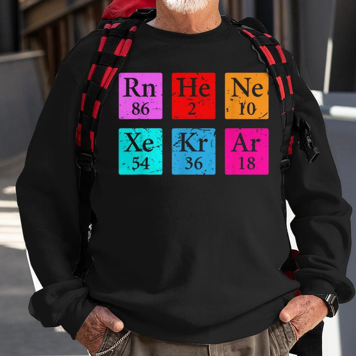Awesome Noble Gases Science Chemical Elements Sweatshirt Gifts for Old Men