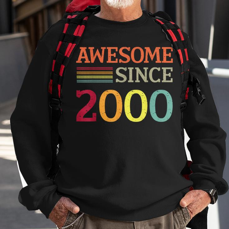 Awesome Since 2000 23Th Birthday Retro Vintage Sweatshirt Gifts for Old Men