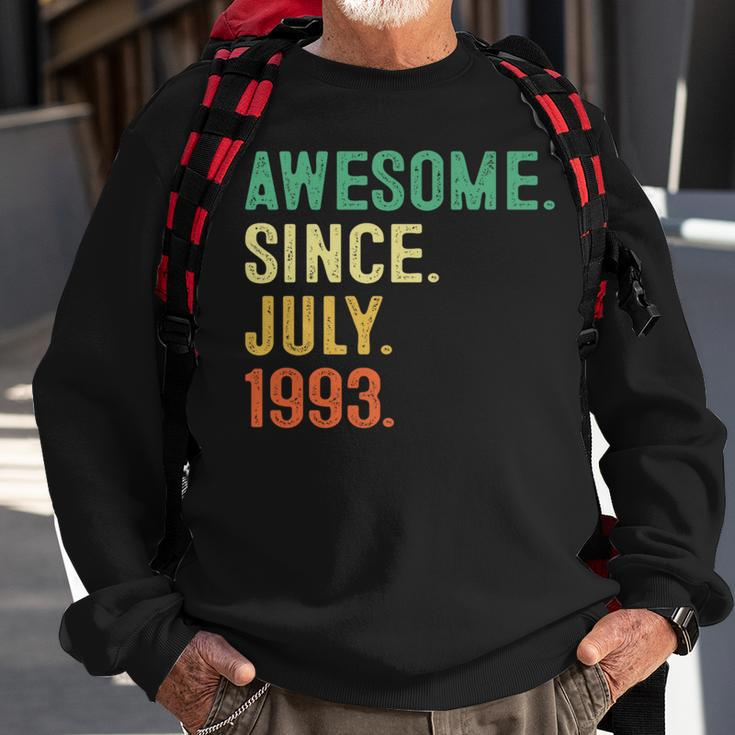 Awesome Since July 1993 30Th Birthday Gifts 30 Years Old Men 30Th Birthday Funny Gifts Sweatshirt Gifts for Old Men
