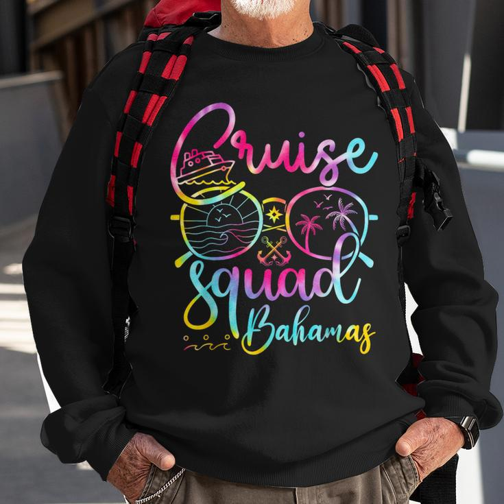 Bahamas Cruise Squad 2023 Tie Dye Holiday Family Matching Sweatshirt Gifts for Old Men