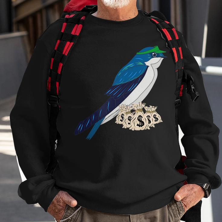 Bank Swallow Funny Birder Pun Watcher Birding Sweatshirt Gifts for Old Men