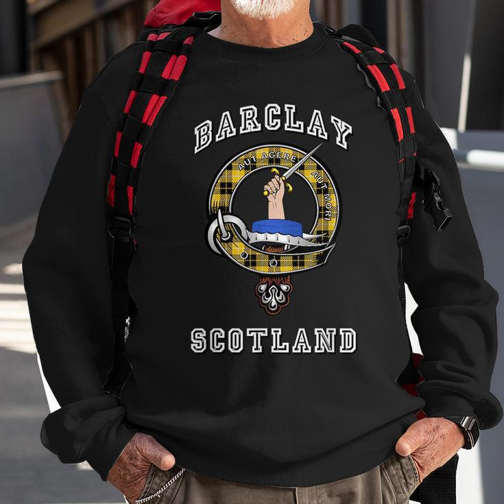 Barclay Tartan Clan Badge Athletic Style Sweatshirt Gifts for Old Men