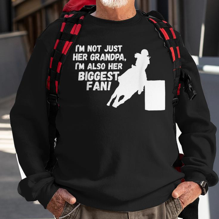 Barrel Racing Grandpa Cowgirl Design Horse Riding Racer Gift For Mens Sweatshirt Gifts for Old Men