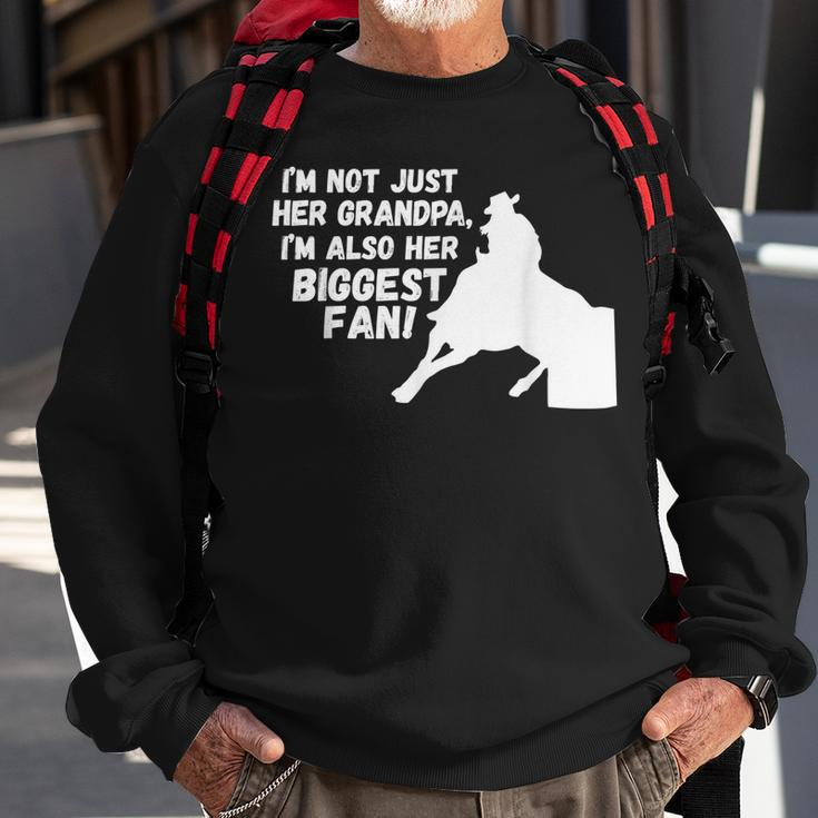 Barrel Racing Grandpa Cowgirl Hat Design Horse Riding Racer Gift For Mens Sweatshirt Gifts for Old Men