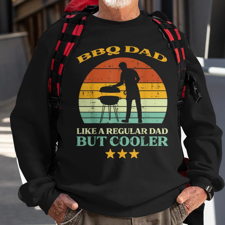 Bbq Dad Cooler Retro Barbecue Grill Fathers Day Daddy Papa Sweatshirt Gifts for Old Men