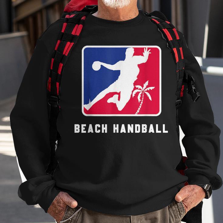 Beach Handball Handball Players Beach Ball Sports Coach Sweatshirt Gifts for Old Men