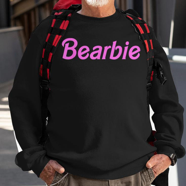 Bearbie Bearded Men Funny Quote Sweatshirt Gifts for Old Men