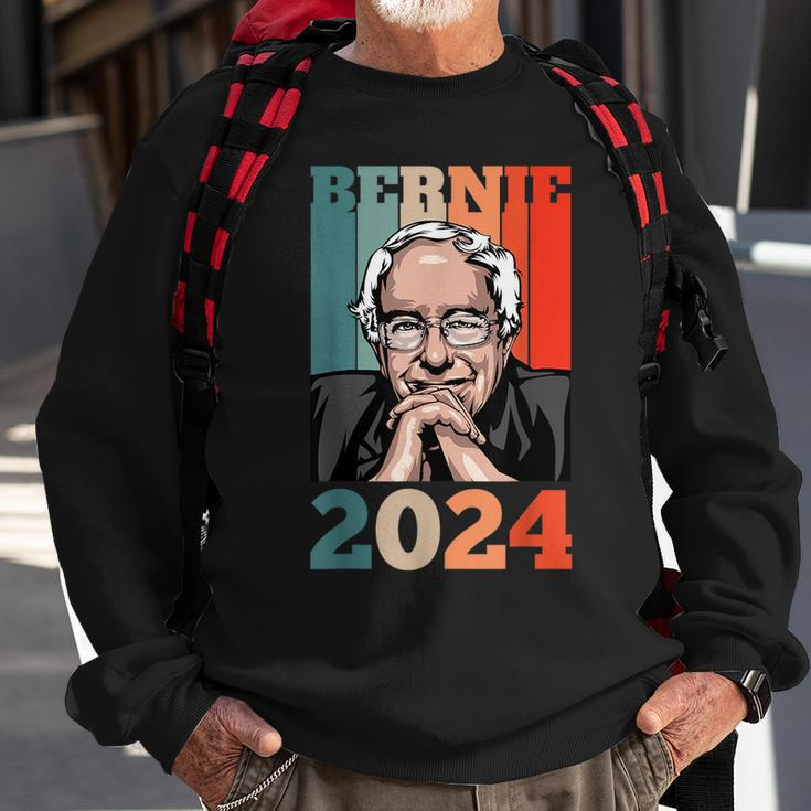 Bernie Sanders For President 2024 Feel The Bern Progressive Sweatshirt Gifts for Old Men