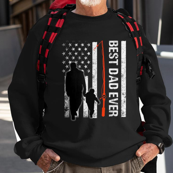 Best Dad Ever American Flag Best Gifts For Dad Love Family Sweatshirt Gifts for Old Men