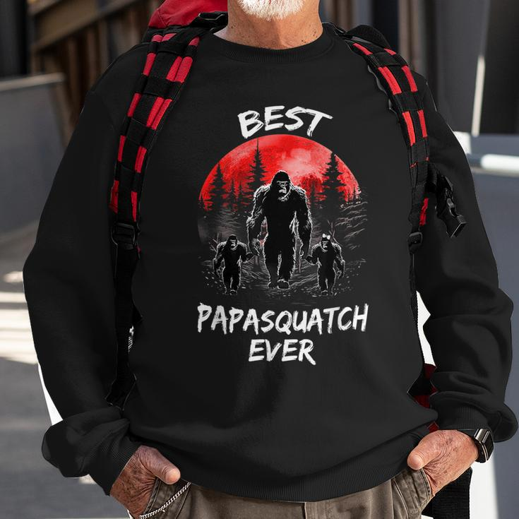 Best Papa Squatch Ever Funny Sasquatch Bigfoot Papasquatch Gift For Mens Sweatshirt Gifts for Old Men