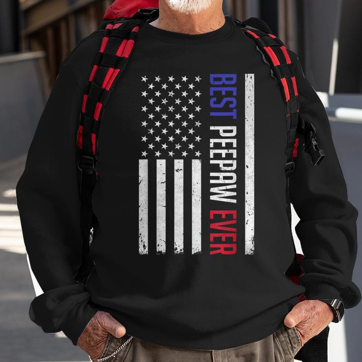 Best Peepaw Ever American Flag Gifts For Fathers Day Peepaw Sweatshirt Gifts for Old Men