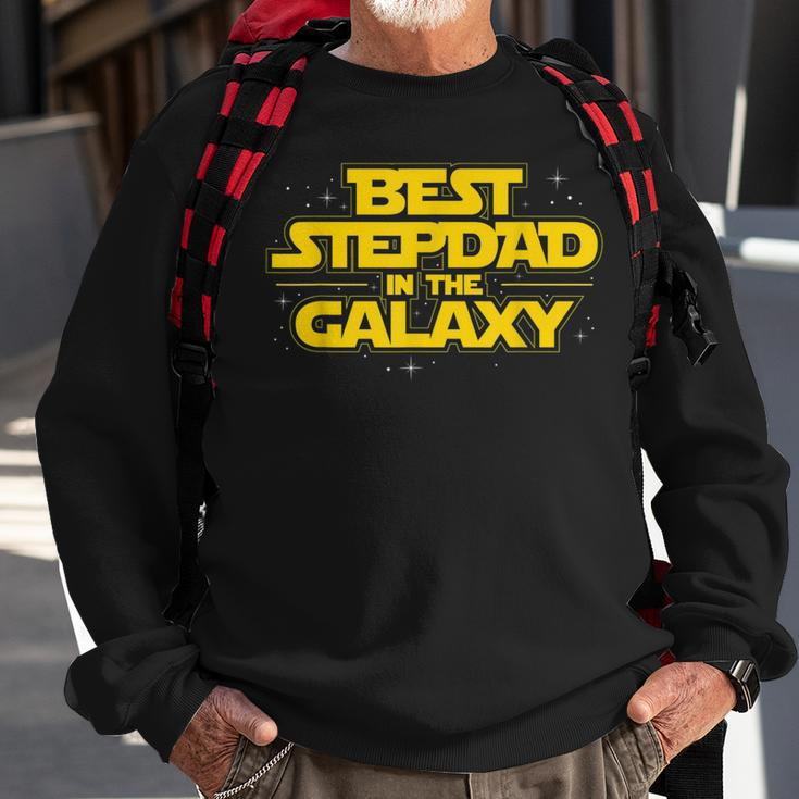 Best Stepdad In The Galaxy - Stepfather Bonus Dad Fatherhood Sweatshirt Gifts for Old Men