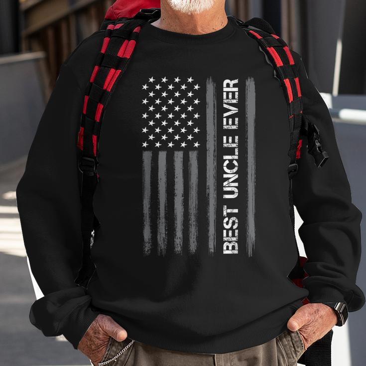 Best Uncle Ever American Flag Funny Fathers Day For Sweatshirt Gifts for Old Men