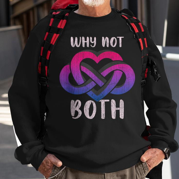 Bi Polyamory Polyamory Symbol Bisexual Colors Bi Pride Sweatshirt Gifts for Old Men
