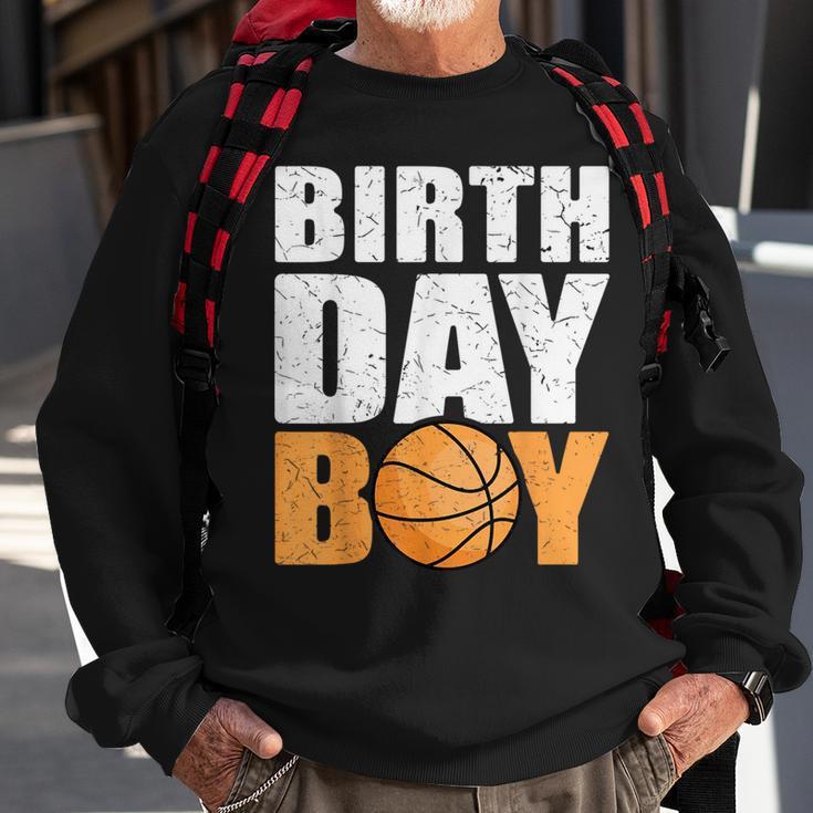 Birthday Boy Basketball Theme Party Future Basketball Player Basketball Funny Gifts Sweatshirt Gifts for Old Men