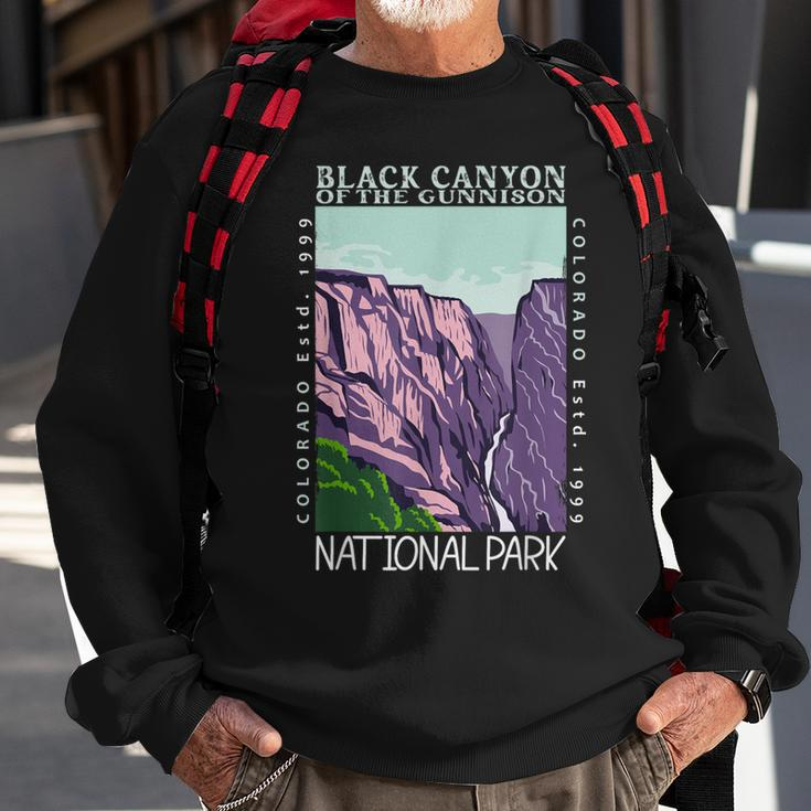 Black Canyon Of The Gunnison National Park Colorado Vintage Sweatshirt Gifts for Old Men