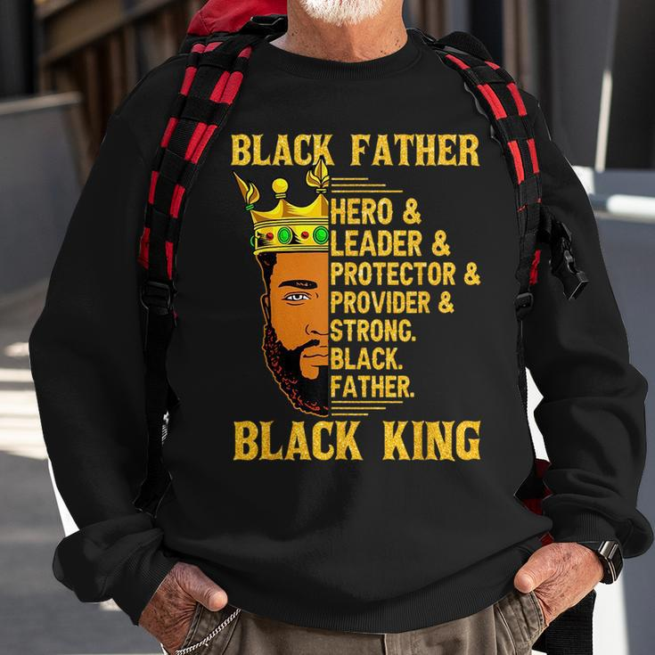 Black Father Junenth Black King Fathers Day Dad Papa Sweatshirt Gifts for Old Men