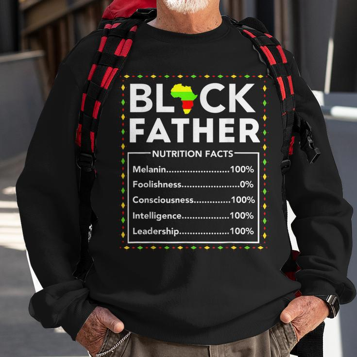 Black Father Nutritional Facts Junenth King Best Dad Ever Gift For Mens Sweatshirt Gifts for Old Men