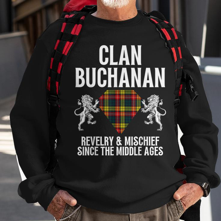 Buchanan Clan Scottish Name Coat Of Arms Tartan Family Sweatshirt Gifts for Old Men