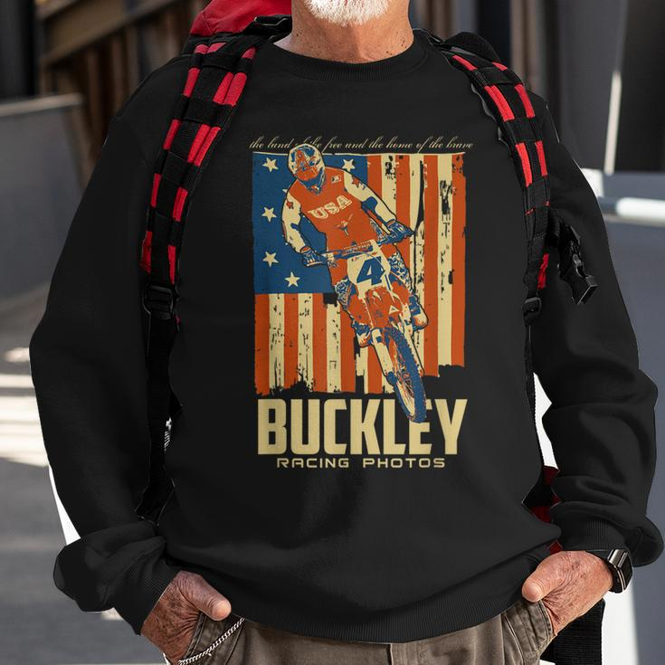 Buckley Racing Photos Buckley Old Glory 1984 Sweatshirt Gifts for Old Men
