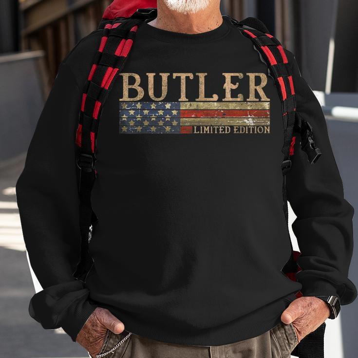 Butler Funny Job Title Profession Birthday Worker Idea Sweatshirt Gifts for Old Men