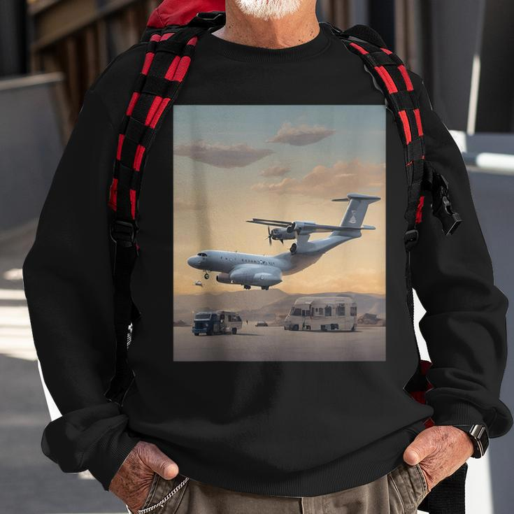 C-9 Nightingale Medevac Master Graphic Sweatshirt Gifts for Old Men