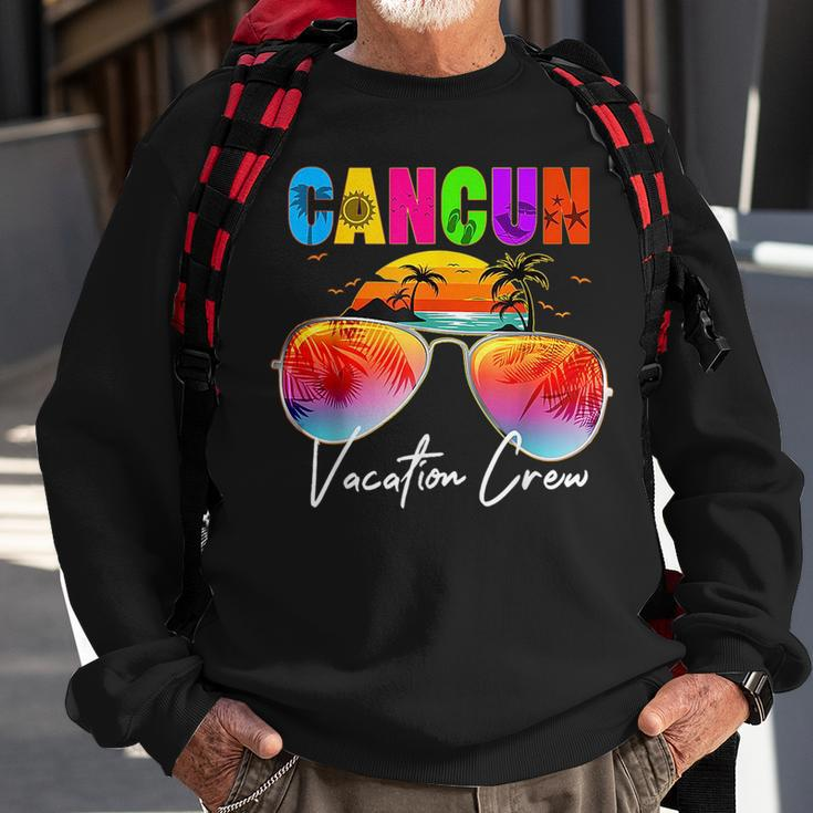 Cancun Mexico Vacation Crew Group Matching Sweatshirt Gifts for Old Men