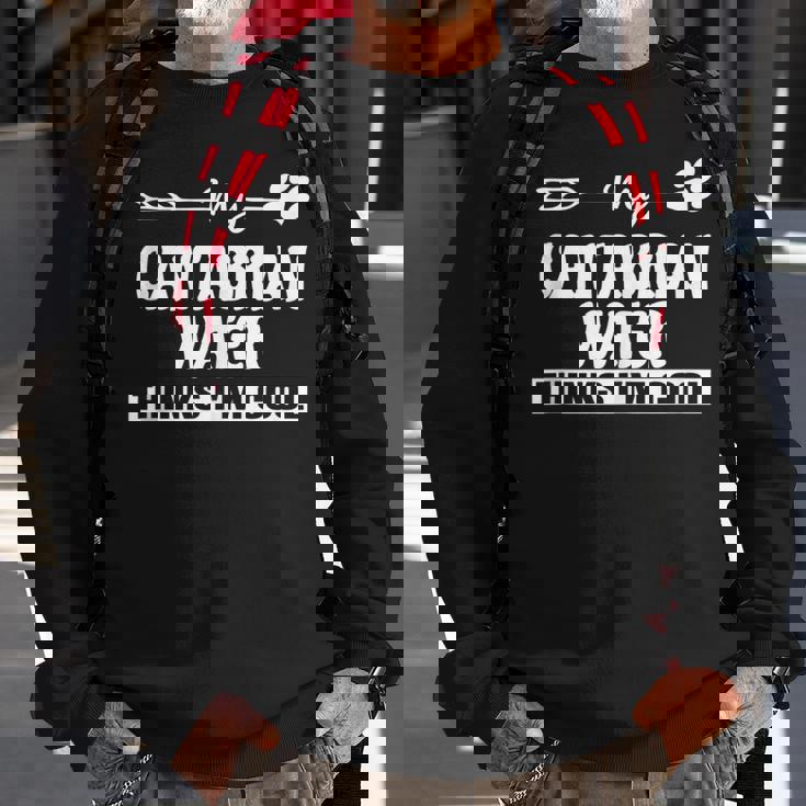 Cantabrian Water Owners Sweatshirt Gifts for Old Men