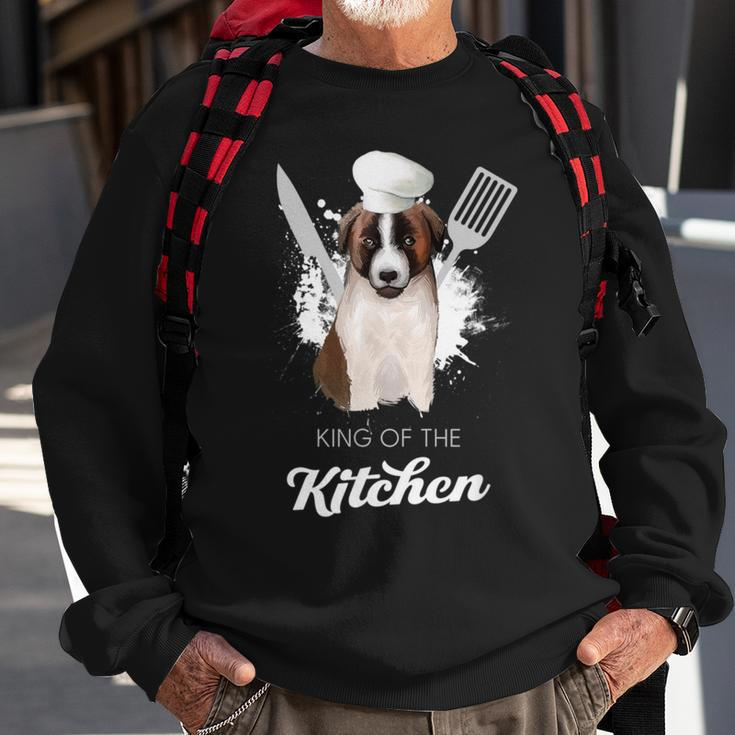 Cao De Gado Transmontano Puppy King Of The Kitchen Dog Sweatshirt Gifts for Old Men