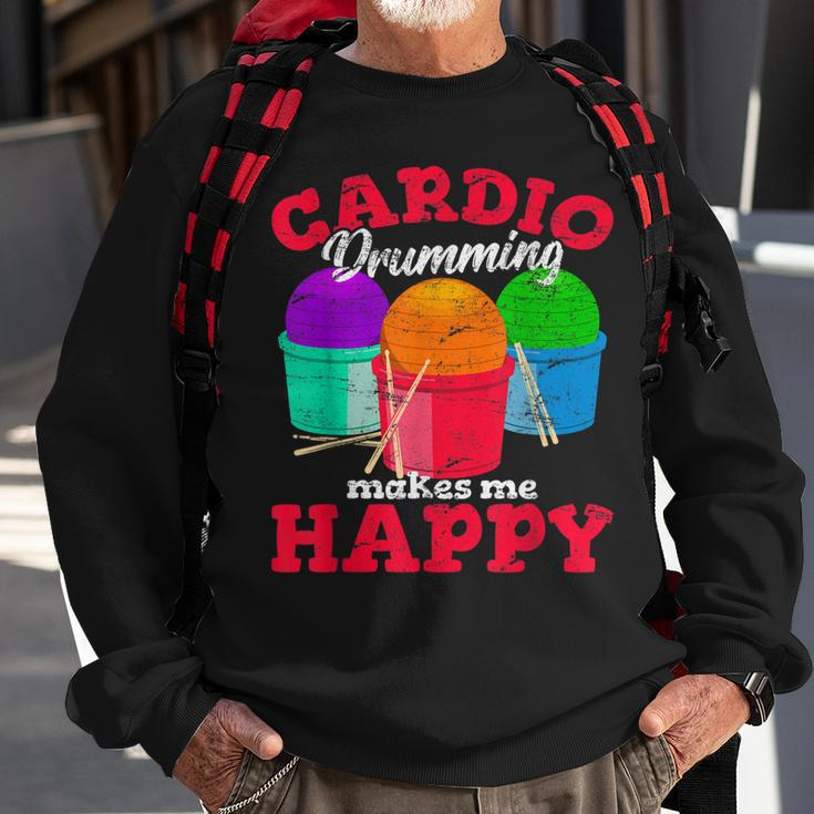 Cardio Drumming Squad Workout Gym Fitness Class Exercise Sweatshirt Gifts for Old Men