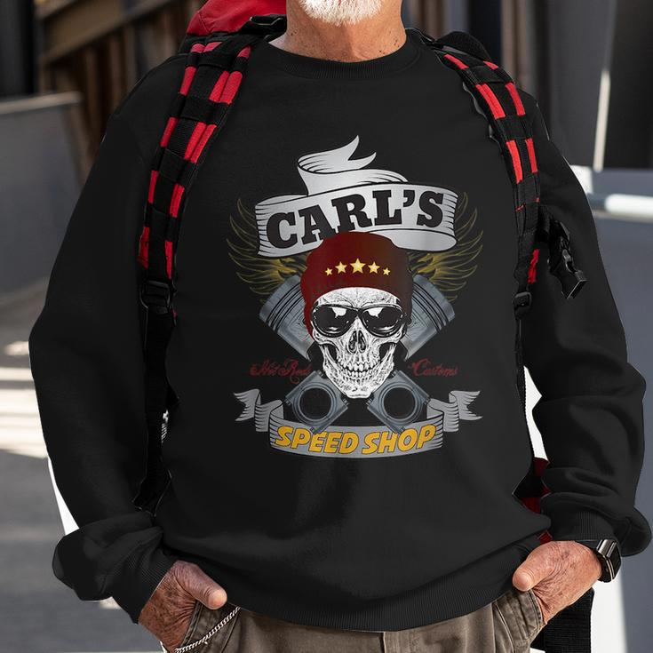Carls Speed Shop Funny Hot Rod Car Guy Sweatshirt Gifts for Old Men