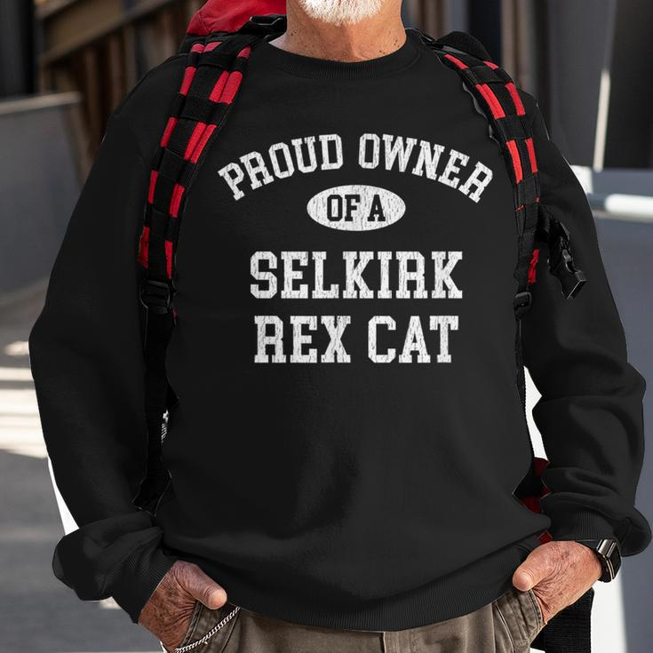 Cat Lovers Who Love Their Selkirk Rex Sweatshirt Gifts for Old Men
