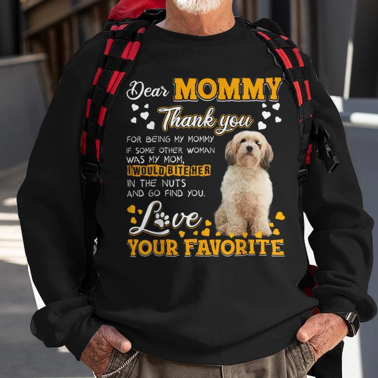 Cavachon Dear Mommy Thank You For Being My Mommy Sweatshirt Gifts for Old Men