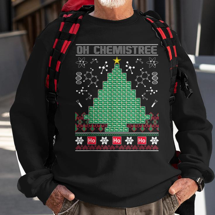 Chemist Element Oh Chemistree Ugly Christmas Sweater Sweatshirt Gifts for Old Men