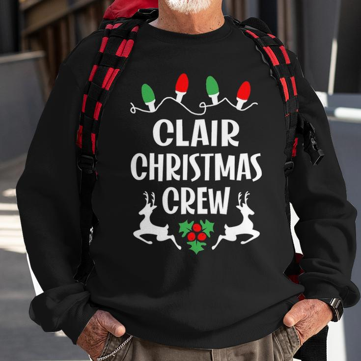 Clair Name Gift Christmas Crew Clair Sweatshirt Gifts for Old Men