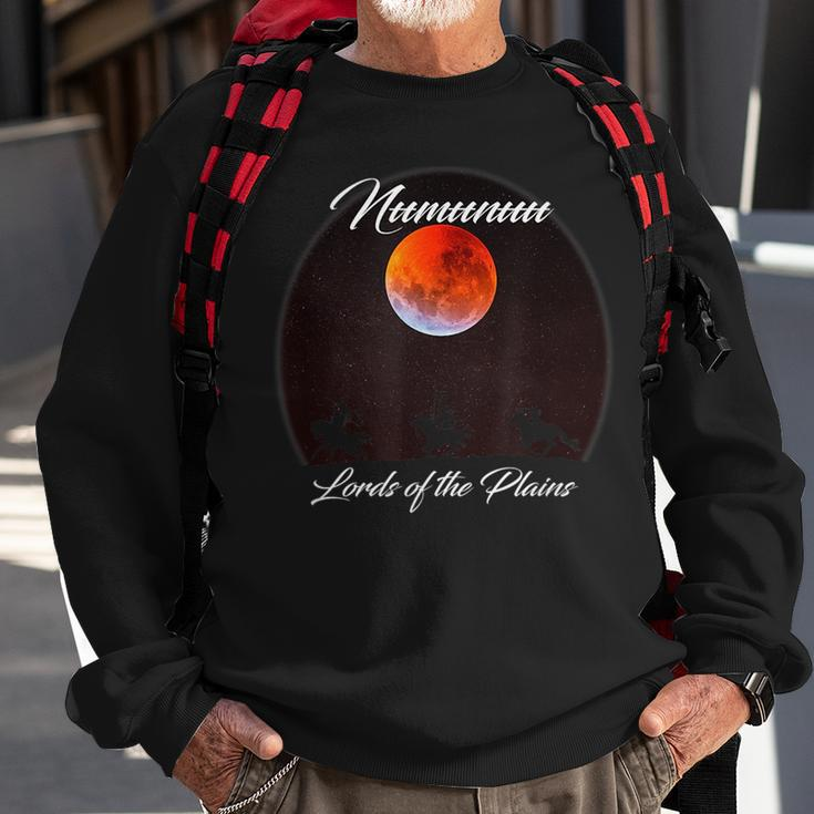 Comanche Moon Design Sweatshirt Gifts for Old Men