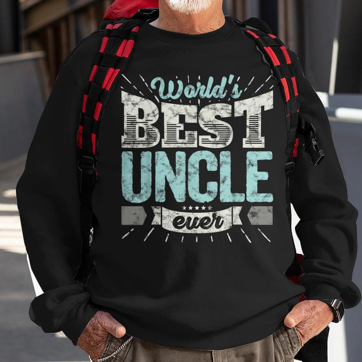 Cool Uncles GiftWorlds Best Uncle Ever Family Sweatshirt Gifts for Old Men
