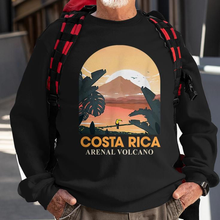 Costa Rica Arenal Volcano Travel Beach Summer Vacation Trip Sweatshirt Gifts for Old Men