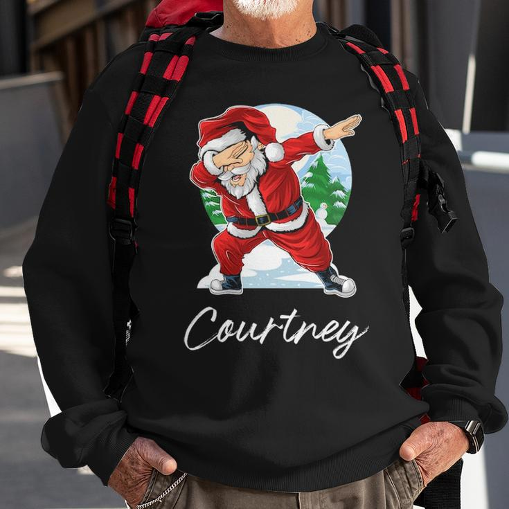 Courtney Name Gift Santa Courtney Sweatshirt Gifts for Old Men