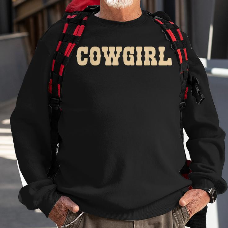 Cowgirl Aesthetic Y2k 90S Vintage Beige Brown Cute N Girl Sweatshirt Gifts for Old Men