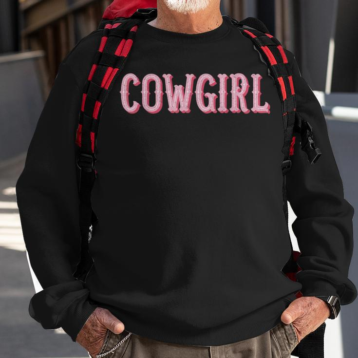Cowgirl Vintage Country Western Rodeo Retro Southern Cowgirl Sweatshirt Gifts for Old Men