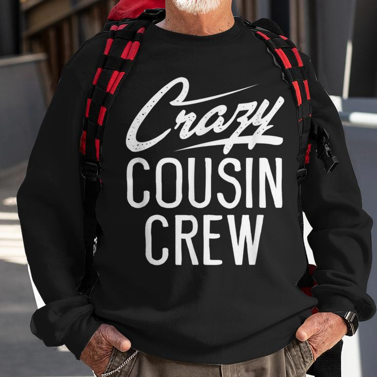 Crazy Cousin Crew Family Matching Christmas Party Sweatshirt Gifts for Old Men