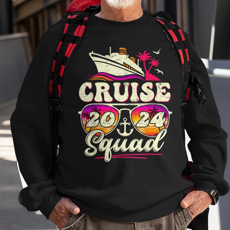 Cruise Squad 2024 Family Vacation Matching Family Group Sweatshirt Gifts for Old Men