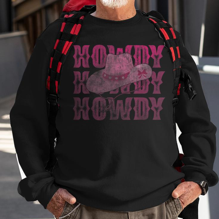Cute Howdy Rodeo Western Country Southern Cowgirl Hats Sweatshirt Gifts for Old Men