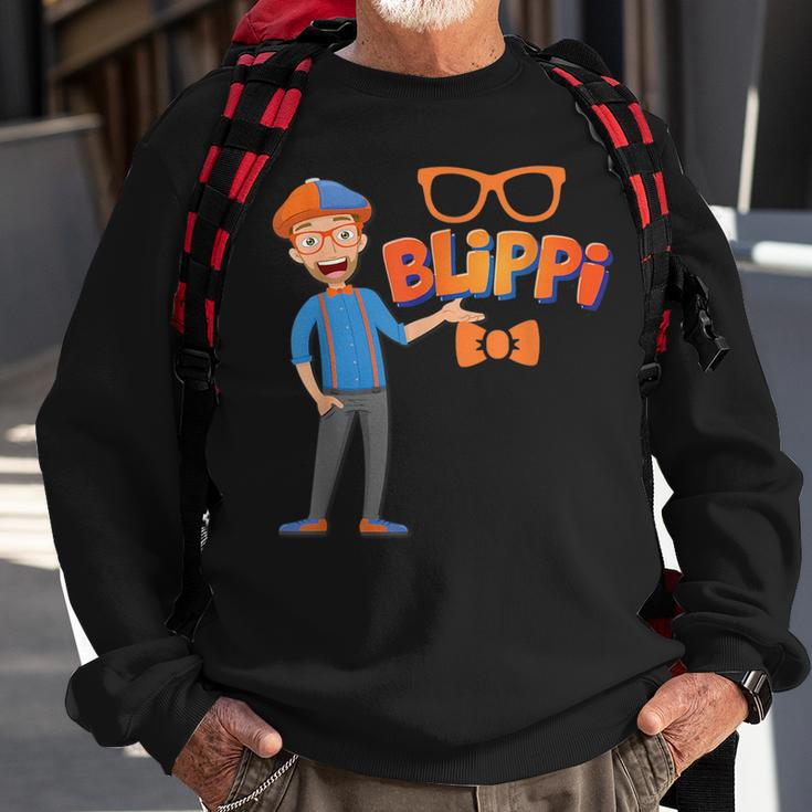 Cute Love Blippis Idea Peace Blippis Funny Lover Sweatshirt Gifts for Old Men